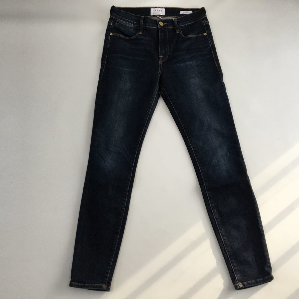 FRAME Le High Skinny Jeans 26